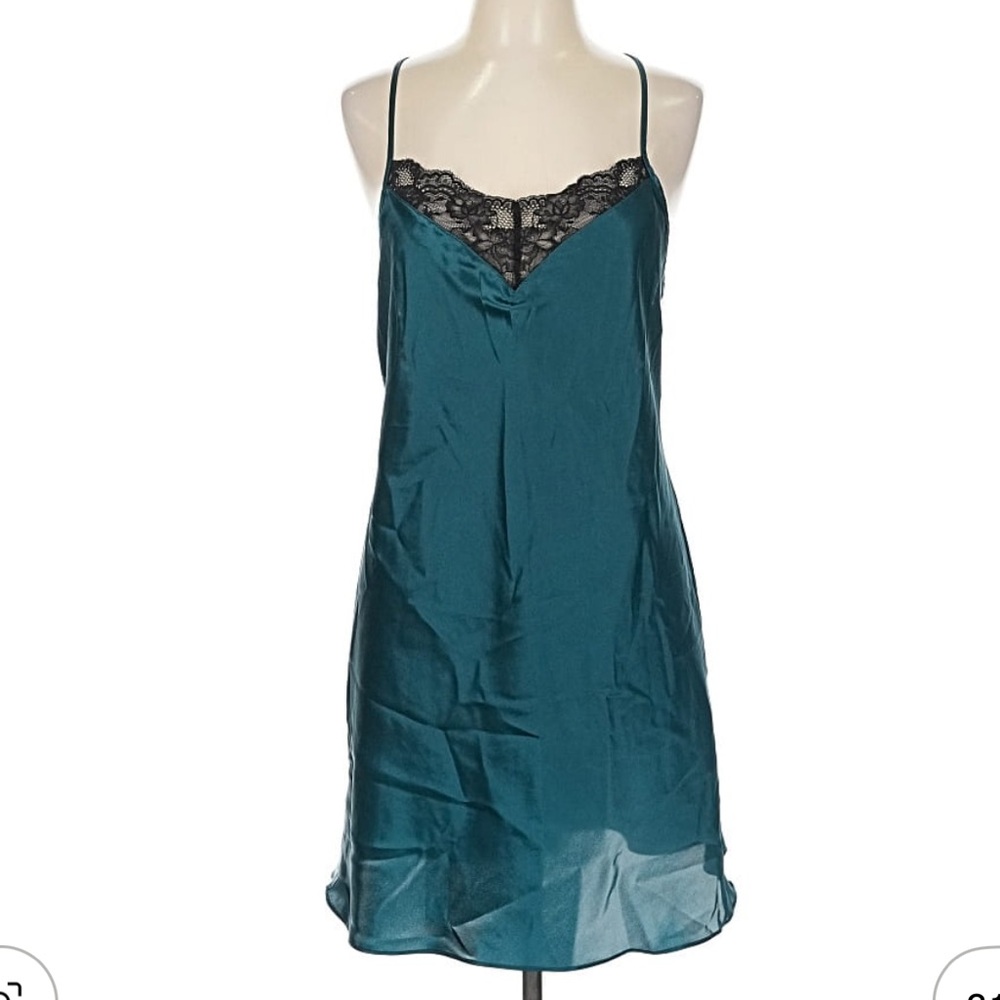 Linea Donatella Deep Teal Mini Dress